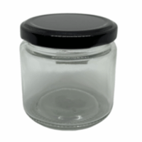 Krukka 150 ml m/hvítu loki