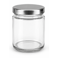 Krukka 60 ml m/silfur loki