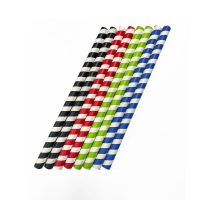 Sogrör pappa 12mm blandaðir litir 100stk